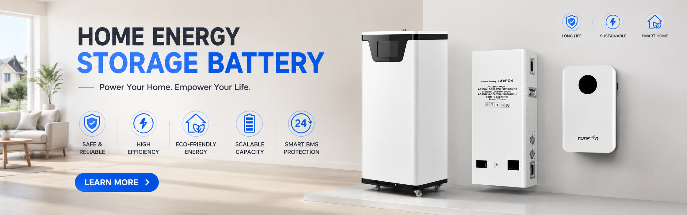 qualidade Armazenamento de energia da bateria da casa fábrica