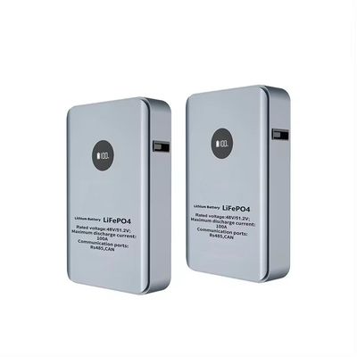 48V 51.2V 100Ah 200Ah Residencial LiFePo4 Bateria Soluções de Energia de Grande Capacidade Tipo montado na parede