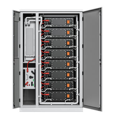 Armário resfriado a líquido 372KWh Alta tensão LiFePo4 Battey Sistema de armazenamento Modbus TCP Proteção IP67