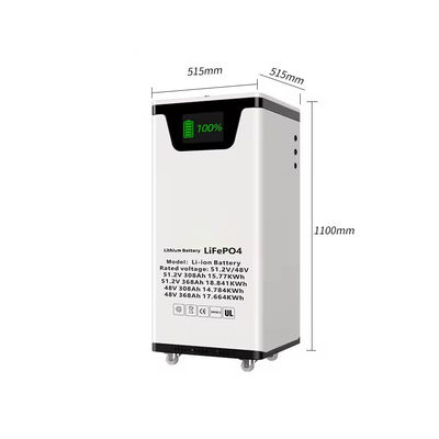 qualidade Fábrica direta YF51400LP-HES-FM 20.48kWh Bateria de armazenamento de lítio em pé 51.2V 400Ah 6000 ciclos Compatível com a maioria dos inversores solares OEM ODM fábrica