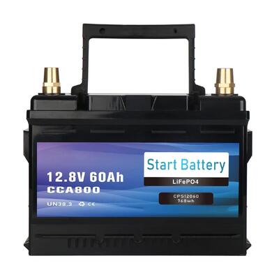 qualidade 12V 60Ah LiFePO4 Bateria 800CCA Bluetooth Marine Car Audio RV Solar Lightweight Lithium Starting And Deep Cycle Bateria com Smart BMS fábrica
