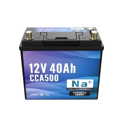 qualidade Bateria de arranque de íons de sódio de 12V 40Ah 500CCA Bluetooth Versátil de energia para todos os climas para equipamentos marítimos e externos automotivos fábrica