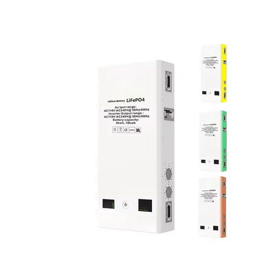 Qualidade 5.12kWh LiFePO4 Bateria Solar Tudo-em-Um Com Inversor 51.2V 100Ah Armazenamento de Energia Montado na Parede Com Monitoramento WiFi Marca Personalizada Atacado Disponível fábrica