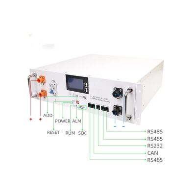 Qualidade Fábrica Yunfan Direta YF51100LP-HES-CT 5.12kWh Bateria de lítio montada em rack 51.2V 100Ah 6000 ciclos Compatível com a maioria dos inversores solares OEM ODM fábrica